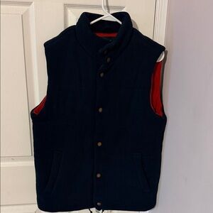 Rodd & Gunn Navy Blue Vest with Red Lining